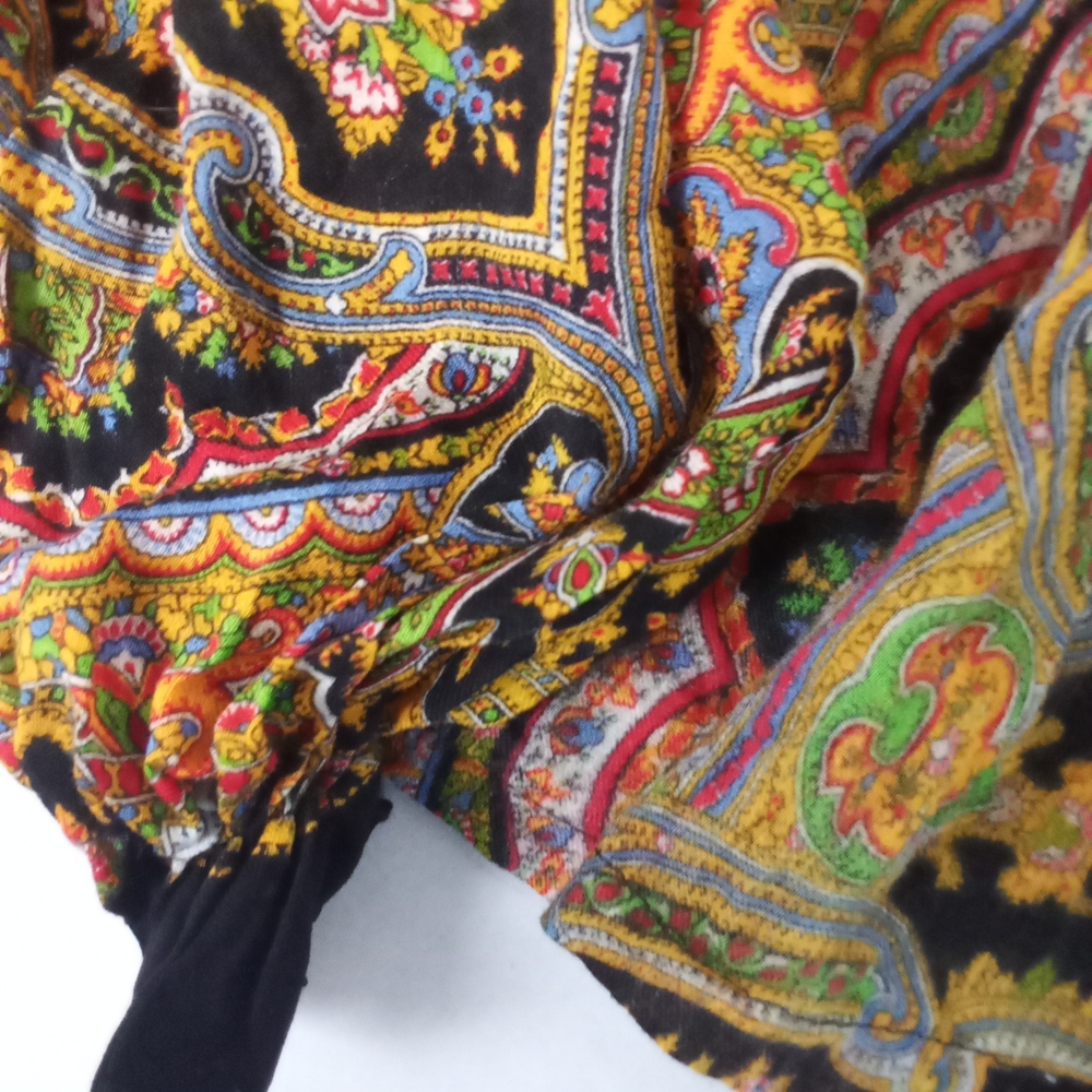 Mr. Hank Originals Vintage 70s Paisley Top Boho Balloon Sleeves - Picture 5 of 7